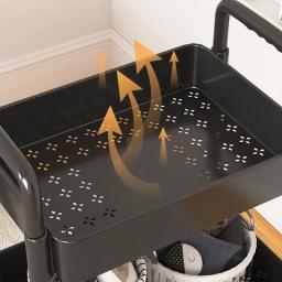 Carrinho Móvel De Estante De Armazenamento Multi-Camada, Carrinho Organizador De Cozinha Com Rodas, Prateleiras De Banheiro, Rack De Petiscos Domésticos - Image 5