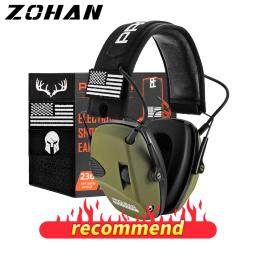 Zohan-protetores de ouvido eletrônicos para caça e tiro, proteção sonora, redução de ruído, anti ruído, nrr 23db - Image 1