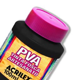 Tinta Fosca Artesanato PVA Acrilex 100 ml - Preto ref. 520 - Image 3