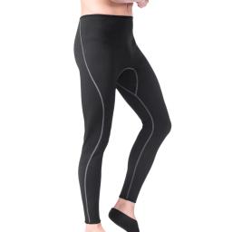 Calça de neoprene preta masculina, 3mm, mergulho, mergulho, surf, natação, calças quentes, leggings, body completo - Image 4