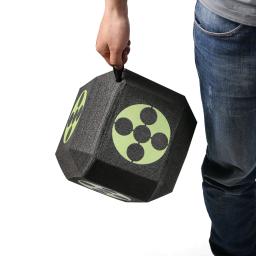 3d tiro com arco bloco alvo 8.6 "cubo auto recuperação expe caça tiro alvo pedaço em camadas alvo preto 22cm para todas as setas - Image 1