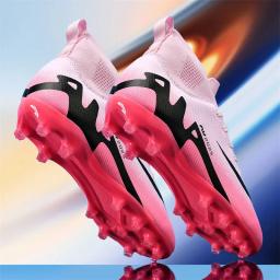 Tênis de treinamento de futebol masculino, tênis de futebol, chuteiras ultraleves, esporte ao ar livre, botas de futebol antiderrapantes, qualidade superior, atacado, FG, TF - Image 3