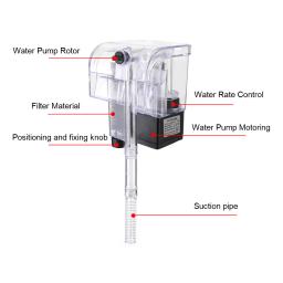 Mini Purificador de Água Submersível para Aquário, Bombas De Água, Filtro Do Tanque De Peixes, 110V US Plug, Acessórios De Aquário - Image 2