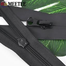 Zíperes de Nylon invisíveis para Costura, Zíperes Pretos, Sliders para Saco, Casacos, Zips Puxa, Kit de Reparação DIY, Fitas Impermeáveis, 1 m, 2 m, 3m, 3m, 5 #, #8, #10 - Image 6