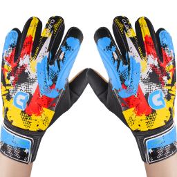 Luvas do goleiro do Non-Slip do estilo do graffiti com aperto forte, Luvas do goleiro do futebol - Image 1