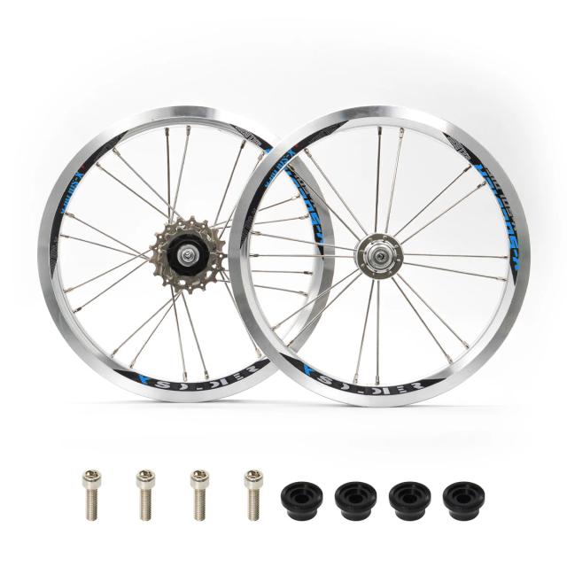 Rodas de Bicicleta Dobráveis CNC 14" 3 Velocidades 16-20H
