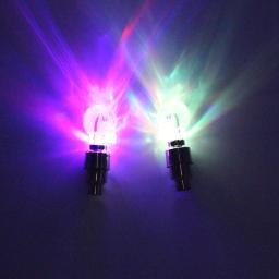 Luz do bocal de bicicleta, pneu de néon, bocal de gás, núcleo da válvula, fulgor, luzes led, ao ar livre, roda - Image 6