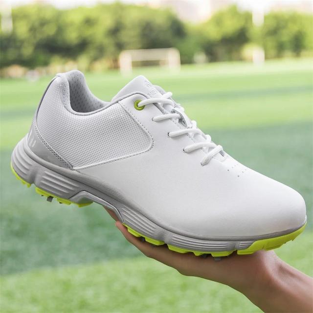 Sapatos de Golfe Antiderrapantes Impermeáveis para Homens