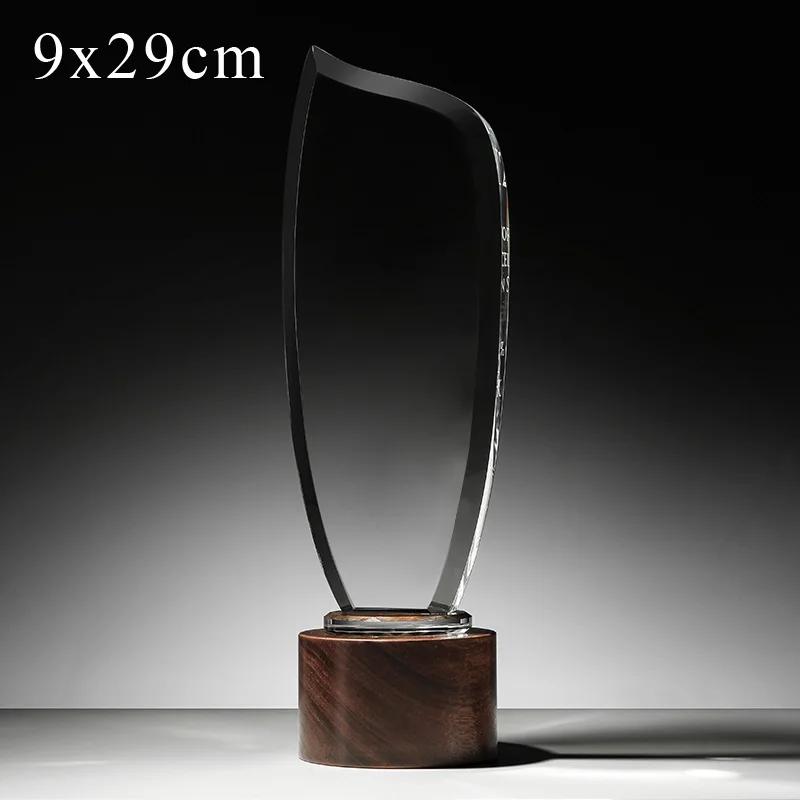 Troféu de cristal personalizado Bolha personalizada Prêmio excelente empresa Vidro com letras personalizadas Alto grau, 1pc - Image 1