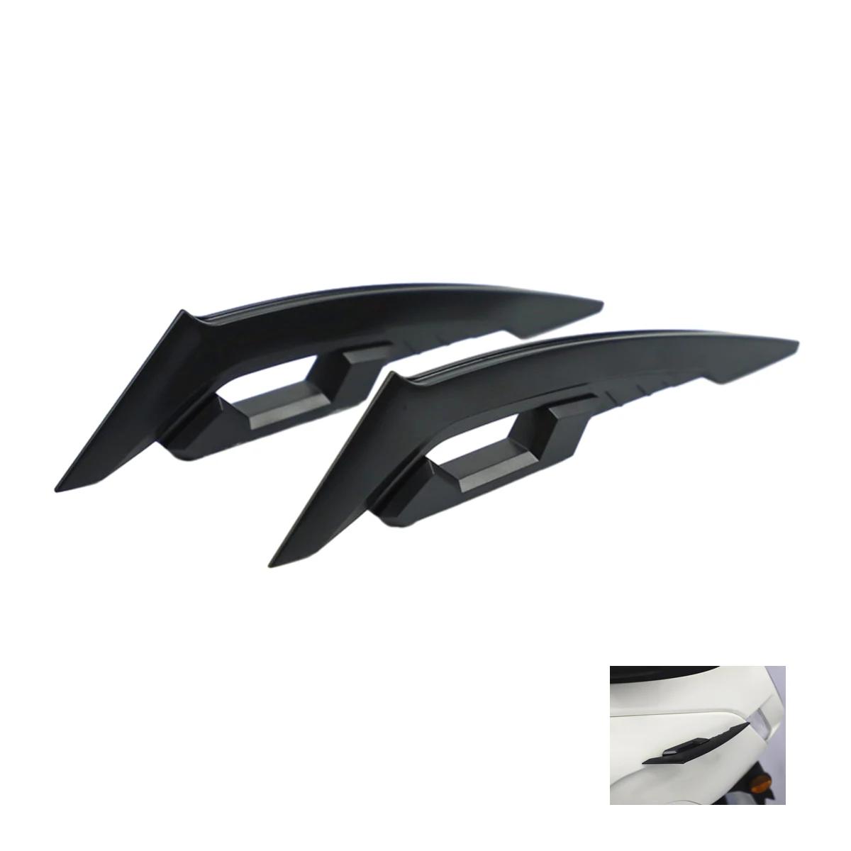 Asa aerodinâmica para motocicleta, spoiler aerodinâmico winglet, adesivo de decoração, bricolage para moto e scooter, 1 par - Image 1