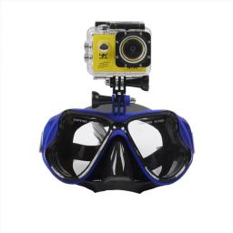 Joymaysun profissional máscara subaquática câmera de mergulho máscara óculos natação snorkel mergulho titular da câmera para gopro - Image 1