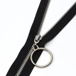 Metal Auto Bloqueio Zíperes para Costura, Open e Close-End, Jaquetas e Vestuário, Acessórios de vestuário, DIY, 50-80cm, 5 #, 2PCs - Image 3