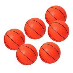 Mini basquete com bomba para crianças, brinquedo esportivo indoor e ao ar livre para crianças, mini basquete, pequeno, 12cm, entretenimento, 6PCs - Image 4