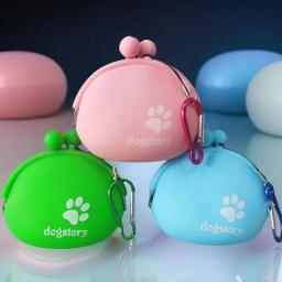 Silicone Dog Treat Pouch, Recipiente de treinamento para cães, Dog Treat Carrier Holder, Puppy Treat Snack Bag, Saco de armazenamento de recompensa - Image 1