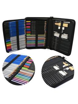 Bview Arte Profissional 71 Peças Art Set Esboço Desenho Lápis Kit Lápis Esboço Carvão Lápis Ferramentas Set Para Artista - Image 5