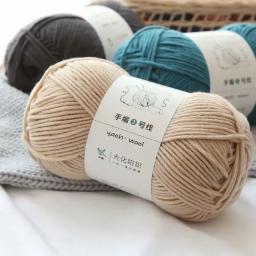 Fios para tricô Crochet, Tricot, DIY, Wall Art, 100g, 1Pc - Image 1