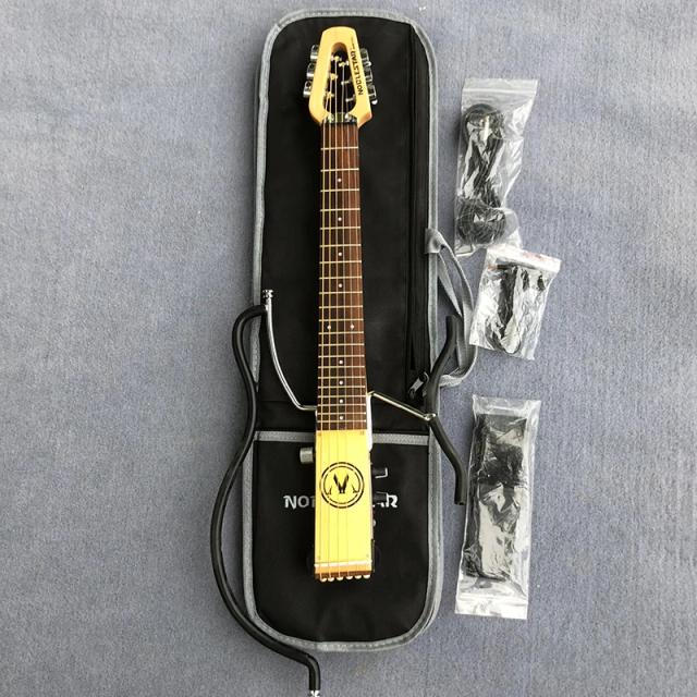 Portátil Folheado: Instrutor Mudo de Acordes para Guitarra Elétrica Ideal para Iniciantes em Viagens