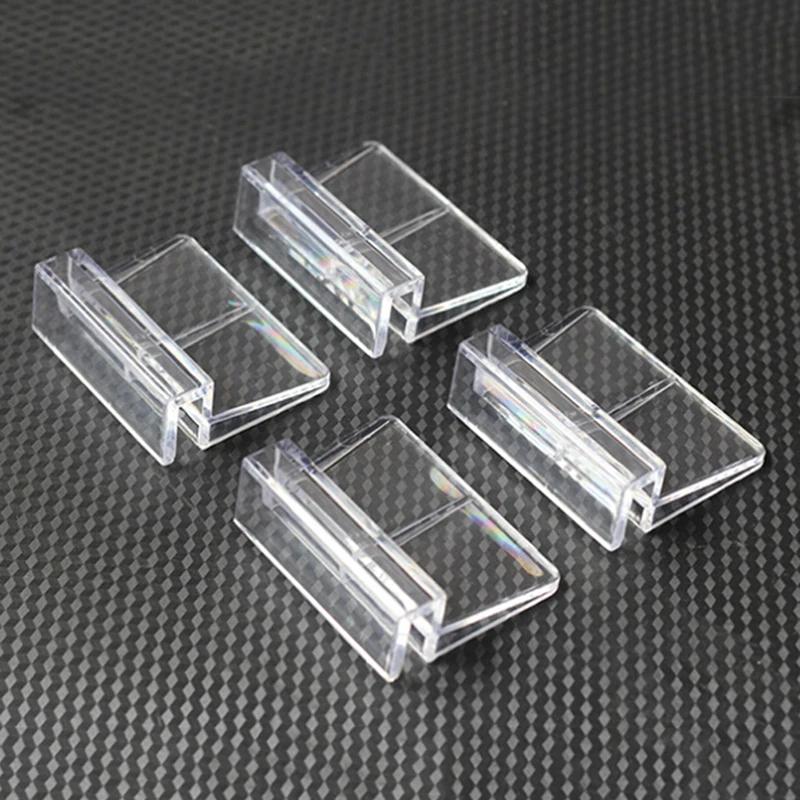 Acrílico Fish Tank Lid Clips, Suporte De Tampa De Vidro De Aquário, Suporte Para Tanque De Peixe Sem Arme, 6mm, 8mm, 4Pcs - Image 1