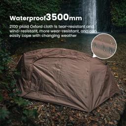 Sonuto-Barraca de acampamento para única pessoa, nylon leve, abrigo tático com mosquiteiro, anti-mosquito, campo impermeável - Image 2