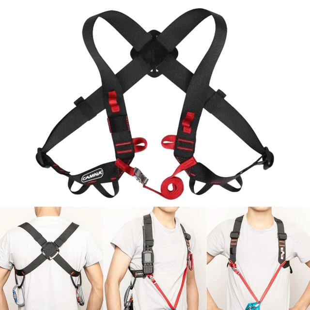 Arnês Ajustável de Ombro para Montanhismo e Escalada Rock Climbing ao Ar Livre