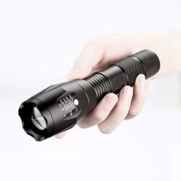 Lanterna led ultra brilhante à prova waterproof, zoo/ l/ v6, com zoom, 5 modos, actiacti, para caça, bateria 18650 - Image 4