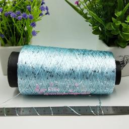 Fio de lantejoula de poliéster para tricô, fios DIY Handwork, casaco Match Yarn, suéter tricô, glitter, 250g, 1pc - Image 3