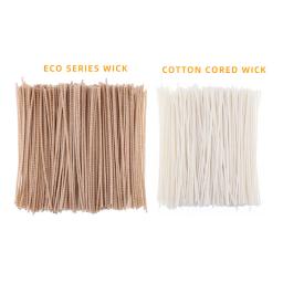 10 Pcs/set Sem Fumaça Vela Pavios de Algodão DIY Não-Tóxico Ambientalmente Amigável Ghee Pavio Fio de Cera Cera Handmade Fazendo Entregas - Image 3