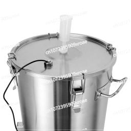 Fermentador cônico inoxidável 30l, equipamento de fabricação de cerveja, cervejaria doméstica, tanque de fermentação de aço inoxidável 304 com coleção de 1200ml - Image 3