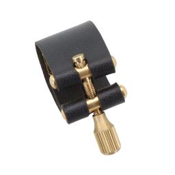 PU couro ligaduras fixação preto para saxofone Alto, adequado para borracha dura e plástico bocal - Image 4