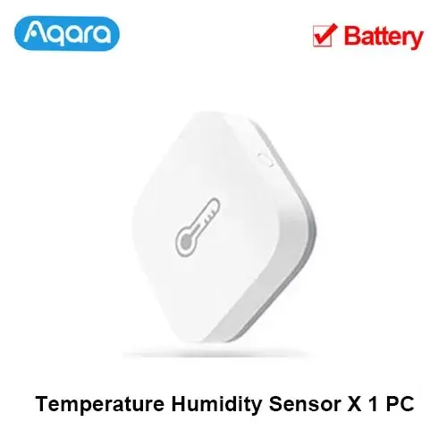 Sensor Aqara Zigbee de Temperatura e Umidade para HomeKit e Xiaomi Mijia - Monitore sua Casa Inteligente Remotamente