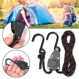Polia De Fixador De Corda Ajustável, tensor De Cabides, Fixo Fivela Luzes, Levantamento Toldo, Corda De Vento, Ferramenta De Acampamento, 1 Conjunto - Image 2