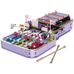 Modelo de blocos de construção de instrumentos de percussão para crianças, brinquedos de tijolos, coleção de música piano - Image 4