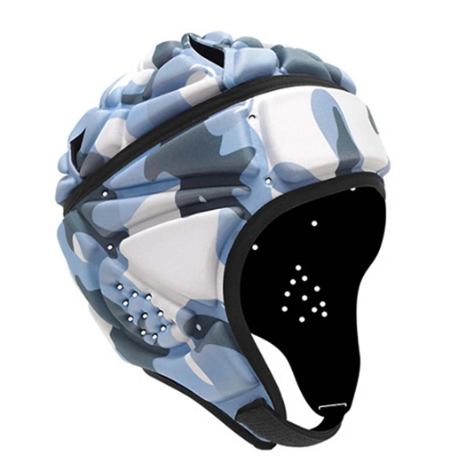 Capacete de futebol respirável, confortável de usar futebol, chapelaria acolchoada, adequado para hóquei lacrosse, THJ99 - Image 1