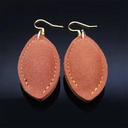 Cristal strass brincos para mulheres, brincos de futebol fofos, bolas de tênis de rugby, futebol e futebol, jóias americanas - Image 3