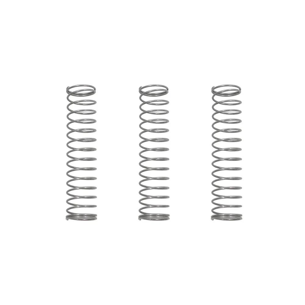 Spring Piston Valve Spring Acessórios, Trompete Key, Compressão Longa, Substituição Brass Part, Reparação de Instrumentos Musicais, 3pcs por conjunto - Image 1