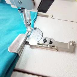Dupla camada costura curling dispositivo, Quilting Patchwork ferramentas para dobrar Hemming Crimper, máquina de costura industrial, carro plano - Image 6