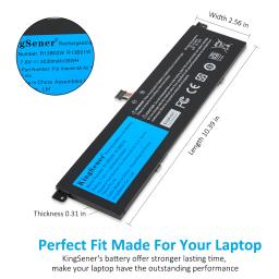 Kingsener 7.6v 5230mah nova bateria do portátil r13b01w r13b02w para xiaomi mi air 13.3 "série tablet pc 39wh - Image 4