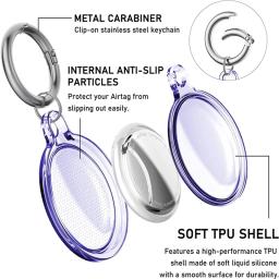 Suporte para estojo macio para Apple Airtag, Aterproof Anti-Lost Keychain, Capa protetora completa, Coleira para cães e gatos - Image 2