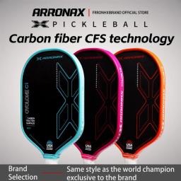 ARRONAX-USAPA Thermoformed Pickleball Paddle Racket, Qualidade Premium Borda, Material De Fibra De Carbono, Desempenho Popular, Nova Chegada - Image 4