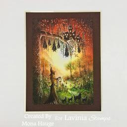 A bruxa dos sonhos e a árvore carimbos para scrapbooking diy, cartões de papel cartão, álbum artesanal, novo, agosto, 2022 - Image 4