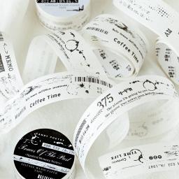 Inglês Palavras Fita de Papel DIY, Fita Decorativa Washi, Estilo Gótico, Envolvendo Rolo De Fita para Scrapbook Diário, Arte Artesanato Projetos - Image 4