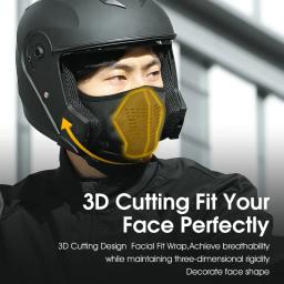 West Biking-Máscara Facial Térmica para Ciclismo, Capa Facial para Motocicleta, Buracos Respiratórios, Orelhas, Engrenagem Térmica, 3D, Neve, Inverno - Image 2
