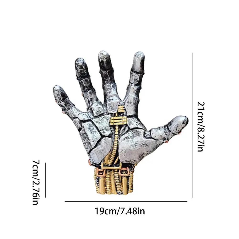 Suporte de basquete de mão em forma de mão montagem na parede rack de armazenamento de basquete decoração de arte de parede economia de espaço estilo mecânico expositor - Image 1