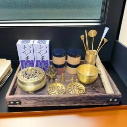 Arte vintage bronze incenso conjunto, cera derreter fragrância selo molde ferramentas, tradicional Home Hotel incenso pó queimador kit, presente criativo - Image 2