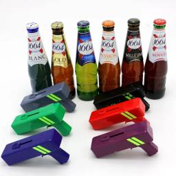 Abridor de cerveja de garrafa portátil, Cap Gun Launcher, Shooter Party Supplies, Drinking Game, Funny Toy Bar Tool, Kitchen Gadget Acessórios - Image 6