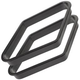 Rack de bola de bilhar, 2 peças, durável, material premium, acessório de mesa de bilhar, fixação de sinuca, suporte de 9 bolas, rack de bilhar - Image 2