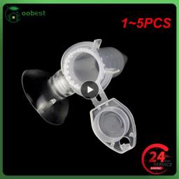 Alimentador automático de peixes, Alimentador de camarão salmoura, Alimentador de alimentação Red Worm Funnel Cup, Fish Food Feeding Tool Aquarium, 1 a 5Pcs - Image 1