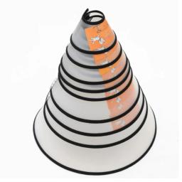 Evitar bitetransparente cão gato proteção capa ferida cura banho grooming cone cão de estimação de proteção coleira médica dropshipping - Image 4