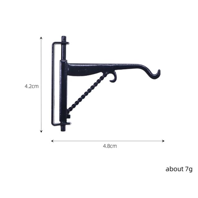 Suporte de Ferro em Quadro para Pendurar Acessórios de Miniaturas e Bonecas em Cenários de Casas de Bonecas