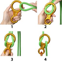 Profissional Escalada Descida Dispositivo, Handle-Control, Downhill Descender, Limpeza de Parede, Rapel Freio, Esporte ao ar livre - Image 5